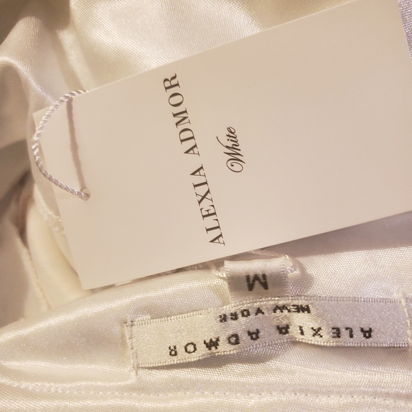 Alexia Admore greecian print one shoulder peplum - Picture 4 of 4